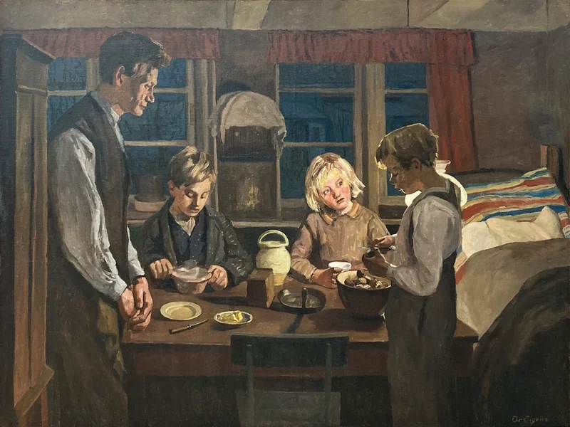 1870-Christian Aigens - Dacci oggi il nostro pane quotidiano